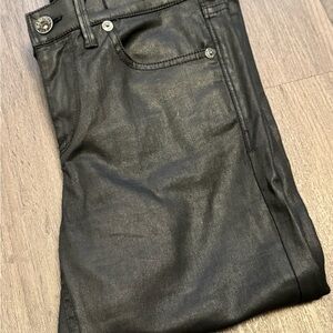 Madewell Wax Coated Skinny Jeans